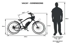 Citycoco Vintage Vacay (Orta Motor) 500 Watt 48V 17,5Ah